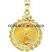 14K Gold Screwtop Bezel for American Eagle Coin 1/10oz