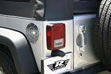 Rampage 85001 Polished Stainless Steel Locking Billet Style Gas Cover