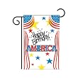 Happy Birthday America Garden Flag
