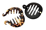 France Luxe Medium Yvette Ponytail Holder - Classic