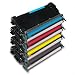 Lexmark C5222KS, C5222CS, C5222MS, C5222YS Compatible Remanufactured Combo Pack for C522, C524, C532, C534 Printers - 1 Black, 1 Cyan, 1 Magenta, 1 Yellow Toner Cartridges