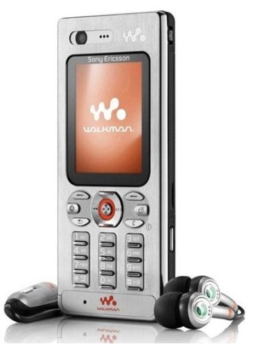 Sony Ericsson  W880i Walkman Sim Free (unlocked)  Mobile  Phone With 1 GB Memory card (steel silver)