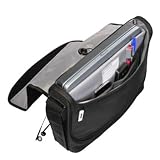 Techair - TAR3513 - Besace - Housse de protection avec un compartiment pour Netbook 12 &agrave;&nbsp; 13,3" - Noir / Blanc