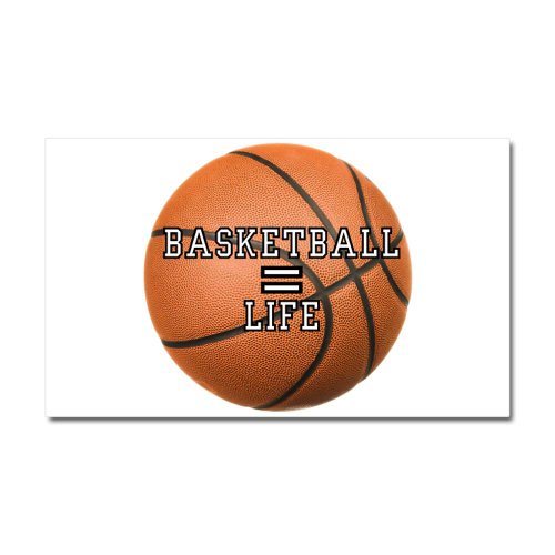Car Magnet 20 x 12 Basketball Equals Life