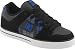 DC Men's Pure XE Skate Shoe,Black/Black/Royal,8.5 M US