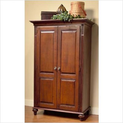British Isle Bedroom Armoire/ TV Finish: Antique Brown, Knobs: Antique Brass Knobs British Isle Bedroom Armoire/ TV Finish: Antique Brown, Knobs: Antique Brass Knobs