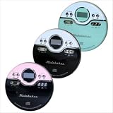 Jensen Joggable Personal CD Player with AM/FM PLL Radio Color: Pink / Black