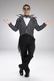 Cartoon Character Jack Skellington Theatre Costumes The Nightmare Before Christmas Costume Xmas Tim Burton