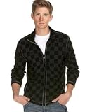 DKNY - DKNY Jeans Checker Full Zip Sweater