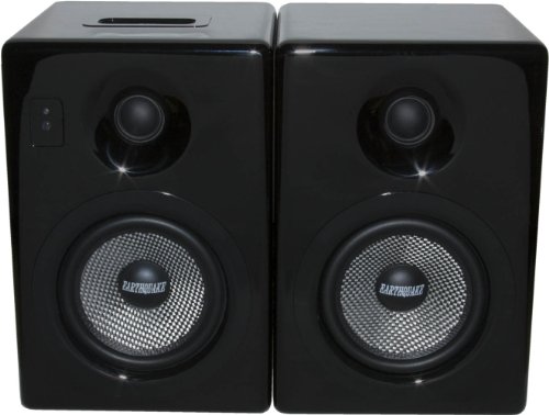 Earthquake Sound IQ52B iPod Docking Speaker System (Black Piano Gloss)