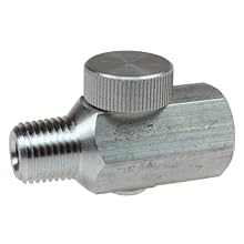 Coilhose Pneumatics 4002 In-Line Flow Regulator, 1/4-Inch Pipe Size