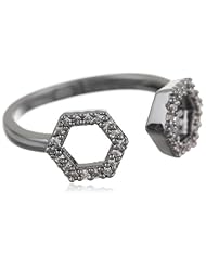 Melanie Auld "Fall Winter 2013" Open Double Hex Ring, Size 7