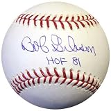 Bob Gibson autographed Baseball inscribed HOF 81