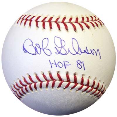 Bob Gibson Autographed Baseball