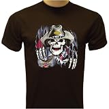Rebel Rider Skeleton Choppers Motorcycle T-shirt, Rebel Chopper T-shirts, Biker T-shirts