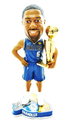 DALLAS MAVERICKS #6 TYSON CHANDLER NBA OFFICIAL 2011 CHAMPIONSHIP TROPHY BOBBLEHEAD BOBBLE
