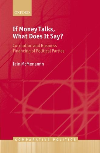 If Money Talks, What Does it Say?: Corruption and Business Financing of Political Parties (Comparative Politics)