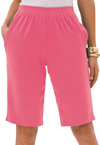 Roamans Women's Plus Size Bermuda Shorts