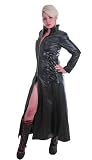 Corseted Gothic Leather Coat