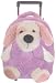 POPATU - Lavender Trolley Bag with Removable White Doggy Dog