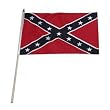 Confederate Stick Flag 12 x 18 inch