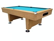 Oak Knight - 8' slate pool table,ball return KN-8R
