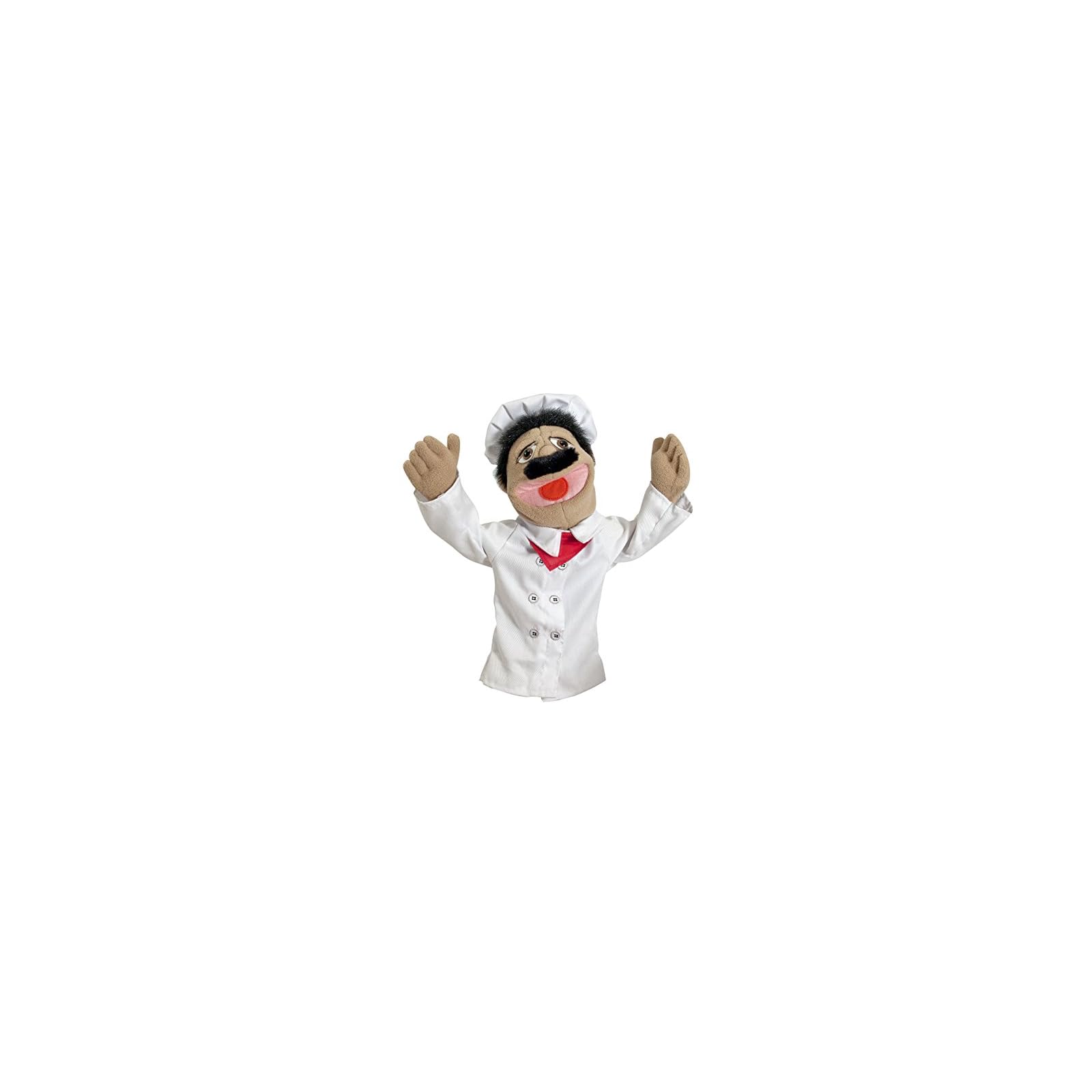 Melissa & Doug Chef Puppet with Detachable Wooden Rod (Puppets & Puppet