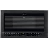 Sharp R-1210 1-1/2-Cubic-Foot 1100-Watt Over-the-Counter Microwave, Black