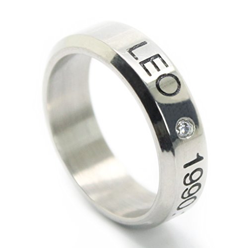 Fanstown vixx kpop titanium birthday ring necklace with…