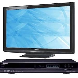 Panasonic TC42PX14 42 720p Plasma HDTV and Onkyo DV-BD507 Blu-ray Player (Bundle) by Panasonic