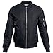 Majeclo Men's Classic Ma-1 Flight Lightweght Bomber Jacket