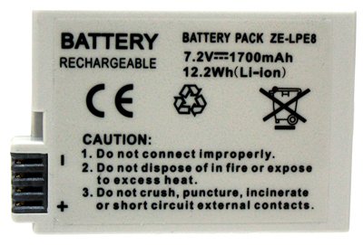 Replacement BG-E8 Battery Pack Grip / Vertical Shutter Release for Canon EOS Canon T5i, T4i, (650D), T2i , T3i Digital SLR Camera + 4 High Capacity (1700 Mah) LP-E8 Replacement Batteries + Ac/Dc Charger + Remote Shutter Release + Screen Protectors +More