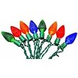 Neo Neon LED-PL-C9-8"-120V-M 25 Count LED Multi C9 Lights