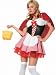 Apparel : Little Red Riding Hood Dress Fairy Tale Sexy Adult Halloween Costume Naughty Cute Fairytale Outfit
