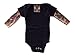 Wild Rose Baby Boy Girl Tattoo Sleeve Shirt, Mom Dad Salvation, Black