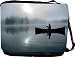 Fishing at Sunset Messenger Bag - Book Bag - School Bag - Reporter Bag ***with matching Neoprene Pencil Case*** -School Bag - Reporter Bag - Unisex - Ideal Gift for all occassions!