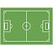 Dekoback Tortenaufleger Fu�ballfeld, 1er Pack (1 x 19 g Karton)