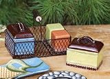 Woolrich Chatham Run Condiment Set with Caddy, COLOR AS SHOWN (Black)