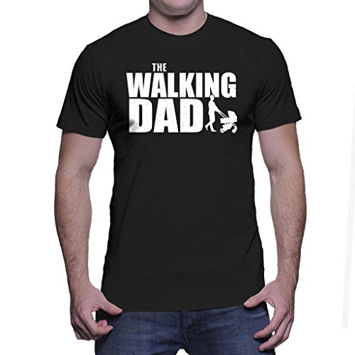 HAASE UNLIMITED Mens The Walking Dad - Father's Day T-shirt