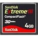 SanDisk SDCFX3-004G-A31 4 GB Extreme III CompactFlash Card (Retail Package)