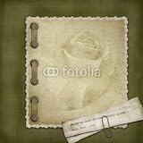 Wallmonkeys Peel and Stick Wall Decals - Grunge Cover for an Album with Photos or Congratulations - Removable Graphic