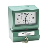 Acroprint 150-NR-4 Model 150 automatic print time recorder, month/date/1-12 hours/minutes