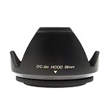 Buy Mennon DC-sn 55 Improved Screw Mount 55mm Flower Lens Hood with Cap, Black by Mennon
