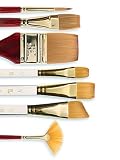 Princeton Series 4050 Synthetic Sable Watercolor Brushes 1 1/2 in. flat wash