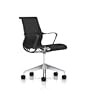Setu Office Chair by Herman Miller - With Arms - Slate Grey Frame - 5-star base with standard carpet casters - Slate Lyris