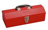 Excel TB101-Red 19-Inch Portable Steel Tool Box, Red