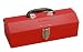 Excel TB101-Red 19-Inch Portable Steel Tool Box, Red