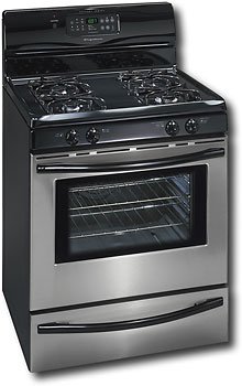 Frigidaire Gallery Series GLGFZ376FC 30" Freestanding Sealed Gas Range with Self-Cleaning Oven and SpeedBake Convection System: Stainless Steel