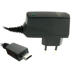 Bluetrade - Chargeur Secteur 220V pour Nokia 8600 Lune/6500 Classic Blackberry 8220 8900 9500 (Connectique Micro-USB)