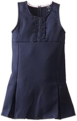 Girls Chiffon/Cotton/Polyester Empire   Waistline Lace Pleated Jumper 